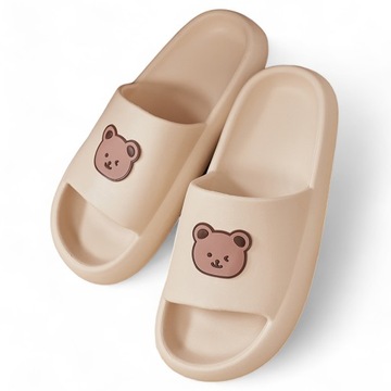 BEŻOWE KLAPKI DAMSKIE MABYNN 38/39