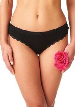 Key Majtki Damskie Bambusowe Figi mini bikini LPR 002 L Beżowy 2 szt