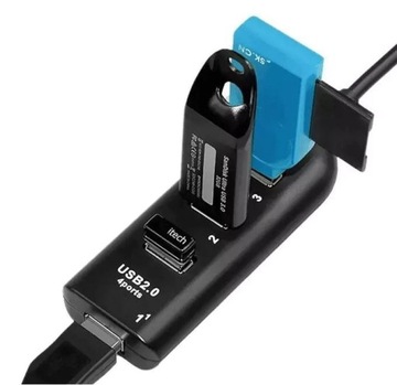 USB-концентратор, 4 порта, разветвитель 2.0