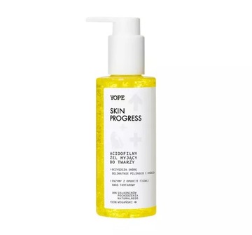 YOPE SKIN PROGRESS ACIDOFILNY ŻEL DO MYCIA TWARZY