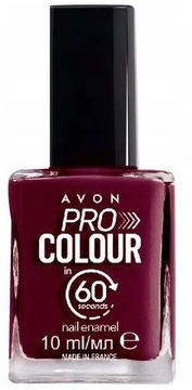 Szybkoschnący lakier do paznokci Avon 60 sekund BITTEN APPLE