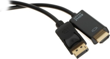 ADAPTER KONWERTER Display Port na HDMI 4K UHD PRZEWÓD DP/HDMI