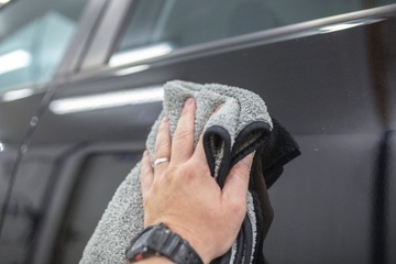АДБЛ г. Серое полотенце Полотенце из микрофибры 60х40см Притирочные восковые покрытия Прошлое