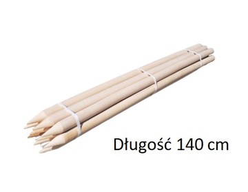 Paliki tyczka podpórka podpora DRZEWKA140cm fi28