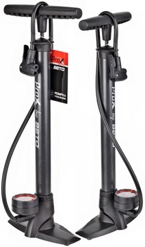 Pompka rowerowa podłogowa Beto CMP-151SG1 Manometr CIEMNY-GRAFIT