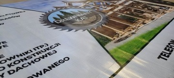 Светоотражающий рекламный баннер 1м2, прочная пломба