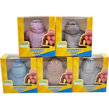 АНТИСТРЕССОВОЕ СЕНСОРНОЕ ПРИКОСНОВЕНИЕ, БОЛЬШАЯ ОБЕЗЬЯНА ГОРИЛЛА, РАСТЯЖАЕМАЯ, МЯГКАЯ РЕЗИНА