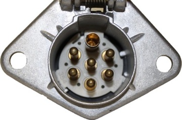 7-ПОЛЮСНАЯ МЕТАЛЛИЧЕСКАЯ РОЗЕТКА HELLA