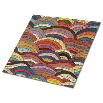 Samoprzylepne panele PCV 30x30 cm Patchwork fale