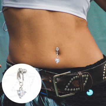 Пирсинг пупка Fake Belly labret украшения