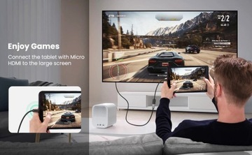 UGREEN Micro HDMI - адаптер HDMI 4K 3D HD 22см