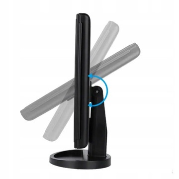 Зеркало для макияжа со светодиодной подсветкой, косметическое стоячее, 3Х УВЕЛИЧЕНИЕ!