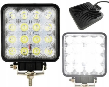 LAMPA ROBOCZA 16 LED 48 W halogen roboczy LEDOWA