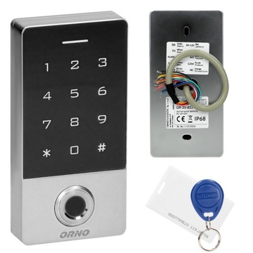 Кодовый замок ORNO OR-ZS-822 со сканером отпечатков пальцев и RF-считывателем