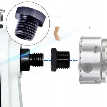 Адаптер шпинделя передней бабки токарного станка по дереву