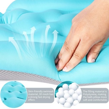 ПОДУШКА ДЛЯ ВАННЫ РАССЛАБЛЯЮЩИЙ КОВрик ДЛЯ ВАННЫ ПРИСОСКА