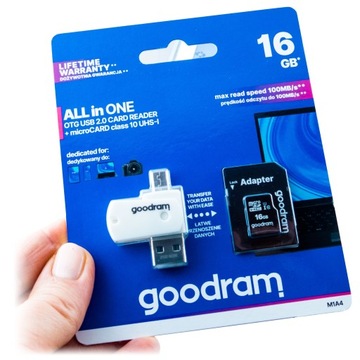 ORYGINALNA 16 GB karta pamięci mikro SD do Archos 101f Neon