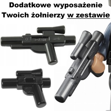 KLOCKI WOJSKO CZOŁG M26 PERSHING + LEGO BLASTERY