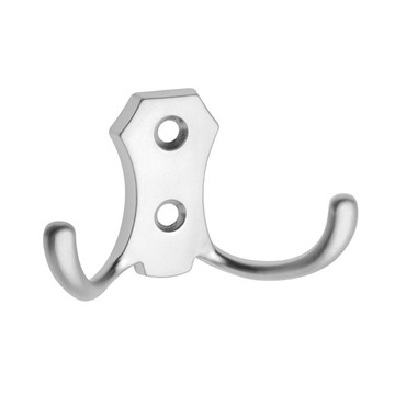 Wieszak meblowy B0-K24, 2 ramienny, Aluminium mat