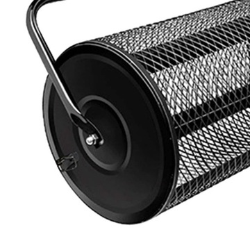 Разбрасыватель компоста с Т-образной рукояткой. Простая установка для газонного и садового торфа, черный.