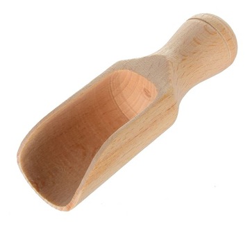 POLSKI DREWNIANY CZERPAK ŁYŻKA ŁOPATKA 10CM
