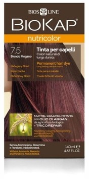 BIOKAP NUTRICOLOR 7.5 Mahoniowy blond 140 ml