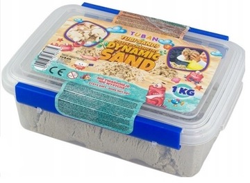Piasek Kinetyczny Dynamiczny Naturalny 1kg Tuban
