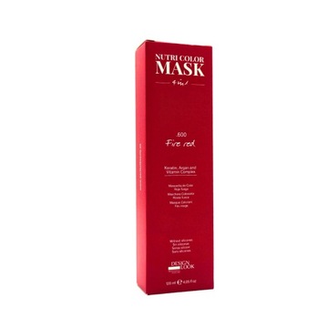 DESIGN LOOK Nutri Color Mask maska 4 In 1 Fire Red