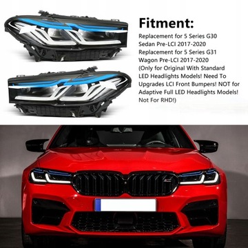 КОМПЛЕКТ ПЕРЕДНИХ ФАР BMW G30