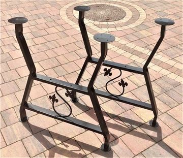 НОЖКА КОМПЛЕКТ МЕТАЛЛИЧЕСКИХ НОЖЕК ДЛЯ СТОЛА И САДОВЫХ СКАМКОВ