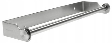 МЕТАЛЛИЧЕСКИЙ ДЕРЖАТЕЛЬ ДЛЯ БУМАЖНЫХ ПОЛОТЕНЦЕВ ИЗ НЕРЖАВЕЮЩЕЙ СТАЛИ