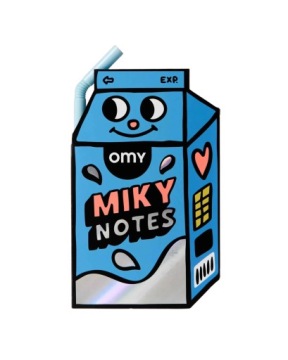 OMY Блокнот з листочками самоклеючими Miky Молоко Milky
