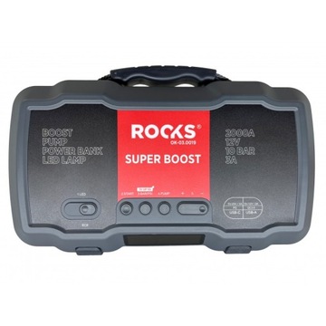 Пусковое устройство Super Boost с компрессором, 12В-1000/2000 А - 10 бар