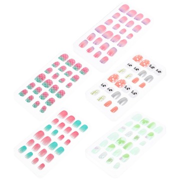 КЛЕЙ ДЛЯ ДЕТСКОГО УКРАШЕНИЯ НОГТЕЙ ДЛЯ НАКЛОННЫХ НОГТЕЙ ДЕТСКИЙ SUITE ШТ. 5 КОРОБОК/120 ШТ.