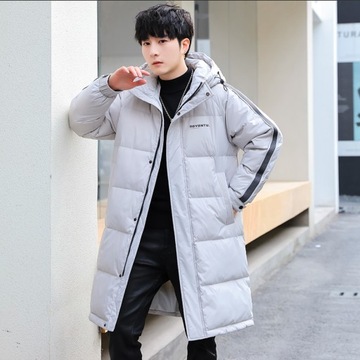 Winter White Duck Down Puffer Jacket Men's Down Ja