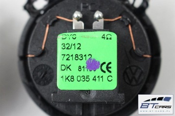 VW TIGUAN GŁOŚNIKI + WZMACNIACZ GŁOŚNIK DYNAUDIO 5K0035456D 1K8035411B 1K80
