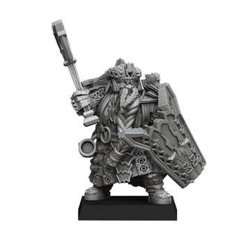Dwarf King - DL Miniatures - Druk 3D