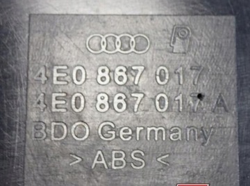 ДВЕРЬ СТОРОНА ЛЕВАЯ ПЕРЕДНЯЯ 4E0868015 AUDI A8 S8 D3