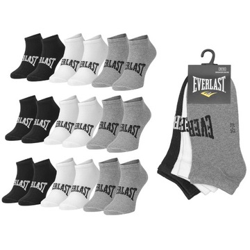Skarpety EVERLAST SNEAKER MIX 9pack 43/46 skarpetki stopki multi 9par