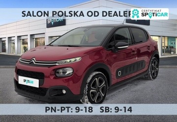 Citroen C3 III Hatchback 1.2 PureTech 82KM 2019 Citroen C3 1.2 PureTech GPF Shine SalonPL FMarza Gwarancja Zadbany 1.2