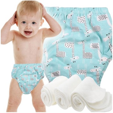 MAJTKI TRENINGOWE DLA DZIECI 9-13 KG PIELUCHY DO NAUKI SIKANIA + 10 WKŁADÓW