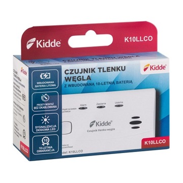 Czujnik tlenku węgla (czadu) KIDDE K10LLCO
