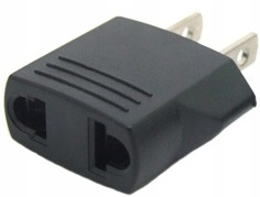 AMERYKAŃSKA WTYCZKA PRZEJŚCIÓWKA ADAPTER PL NA USA