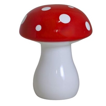 FIGURKA FIGURA MUCHOMOREK GRZYB CERAMICZNY DEKORACJA JESIENNA NA HALLOWEEN