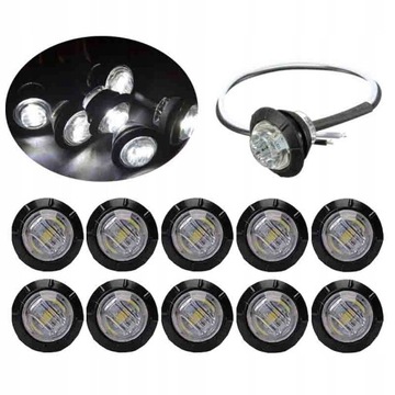 10szt Lampa obrysowa 3LED obrysówka WYSOKA JAKOŚĆ