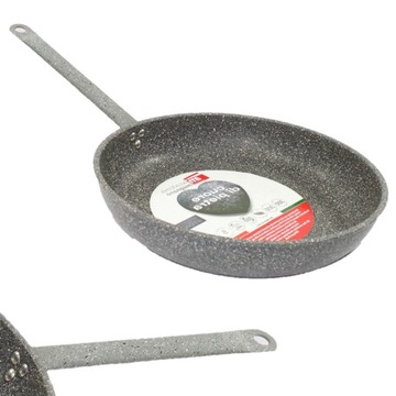 Patelnia duża 36 cm Kamienna Tytanowa Włoska Gastronomiczna