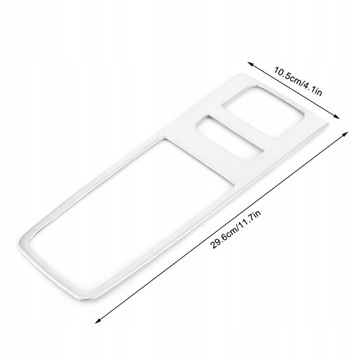 Крышка панели переключения передач на консоли ABS Silver