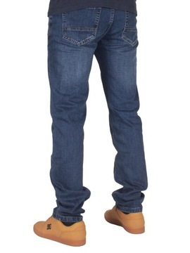 Spodnie męskie jeans W:39 102 CM L:32 granat