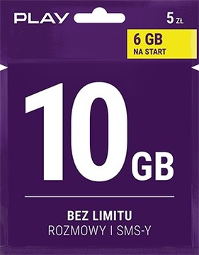 Starter PLAY 5 PLN FORMUŁA hurt 4800GB