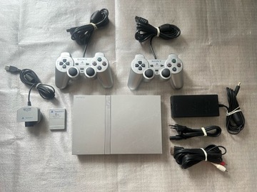 КОНСОЛЬ PLAYSTATION 2 PS2 2 ПАДА КАРТА ПАМЯТИ КАМЕРА